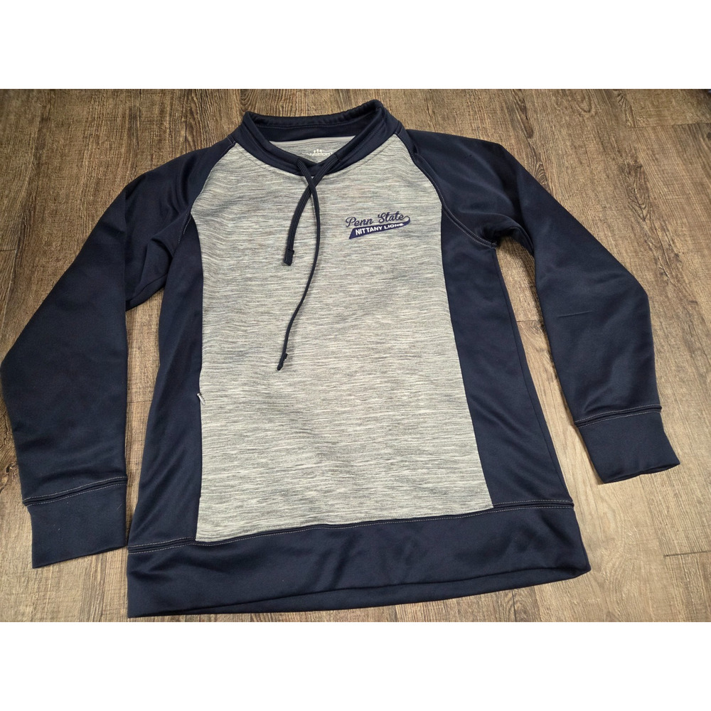 Vansport Penn State Nittany Lions Navy Blue Gray Women's Sweatshirt Size Medium